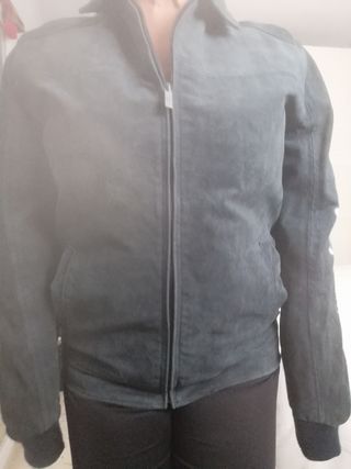 Cazadora piel caballero