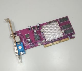 Placa De Vídeo Nvidia Geforce AGP MX- 4000 128MB