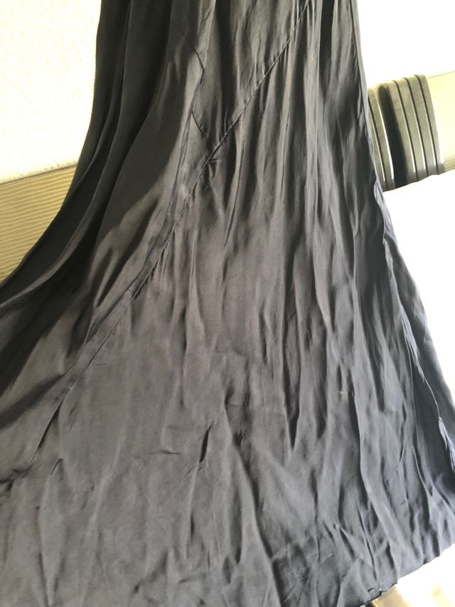 Vestido azul marino Zara Studio