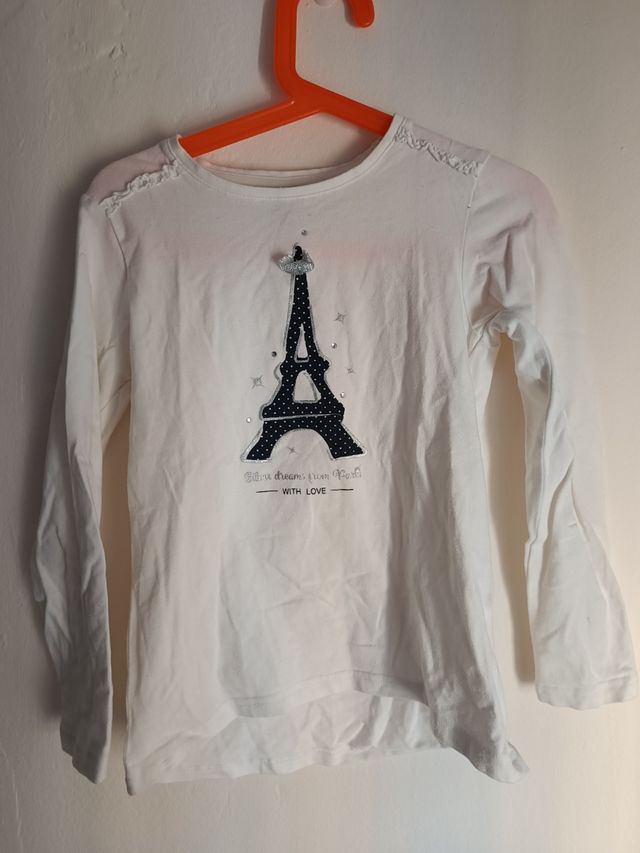 Camiseta niña Losan manga larga.