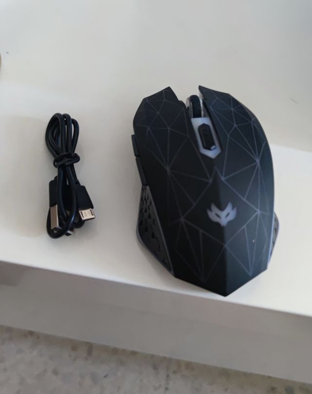 pack ratón gaming y auriculares inhalambricos