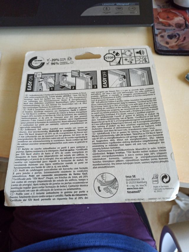 Burlete ventanas y puertas