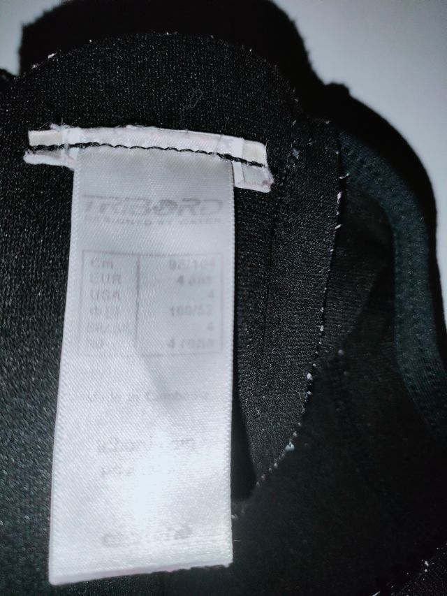 neopreno niña natación quechua t.4 años