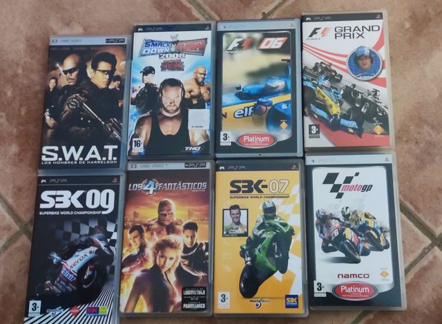 juegos y películas PSP