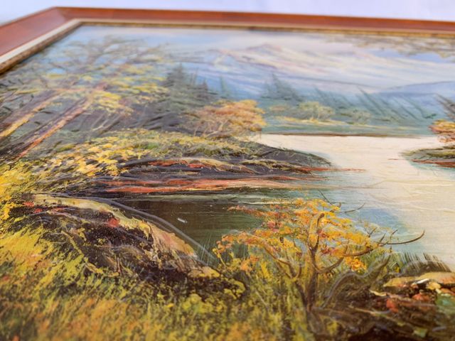 Cuadro Paisaje Imagen Lienzo efecto relieve