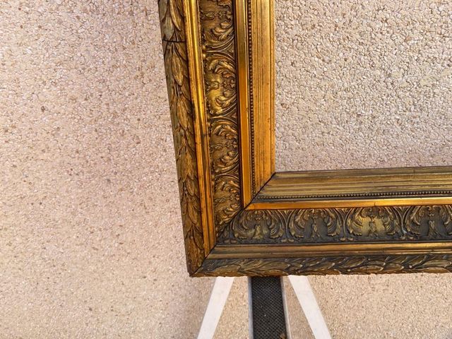 Marco de madera maciza de finales del siglo XIX