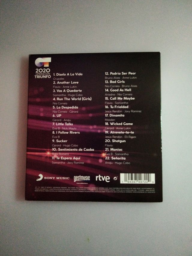 CD Operación Triunfo 2020