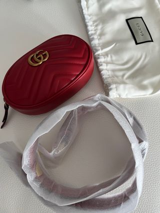Gucci bolso riñonera - rojo - nuevo - original!! 
