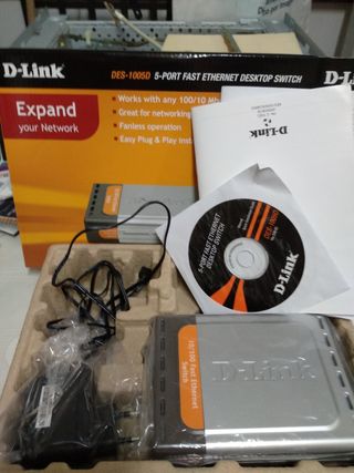 d link switch fast ethernet 5 puertos