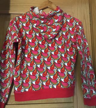 Sudadera roja con capucha, Vintage 