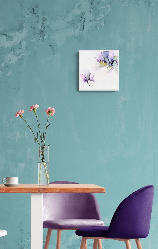 Cuadro original con tinta de alcohol