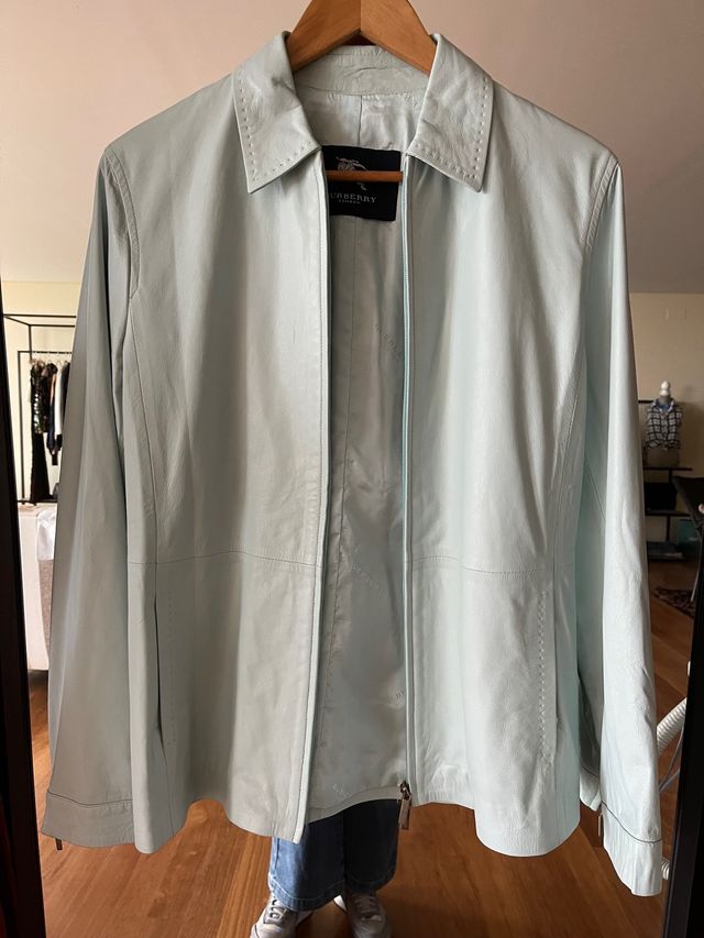 Casaco pele Burberry