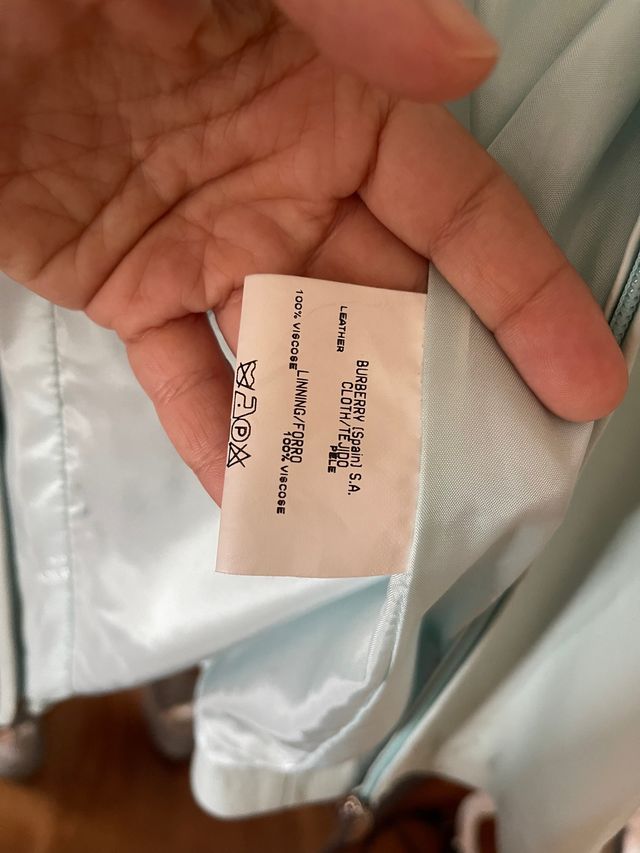 Casaco pele Burberry