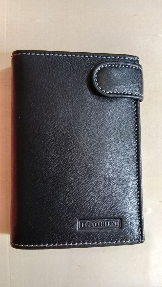 Cartera piel Titto bluni