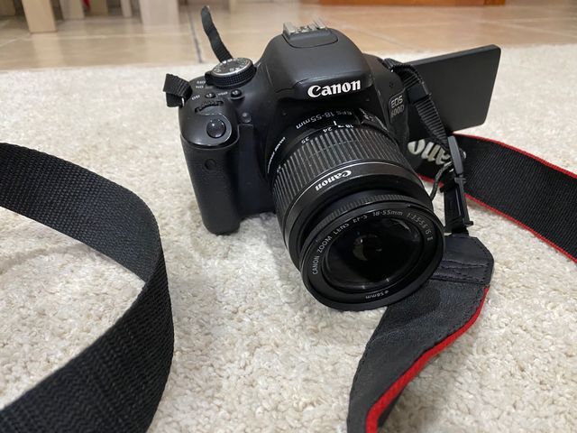 Canon eos 600 d como nuevo