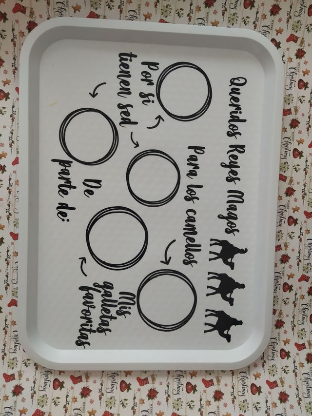 Bandejas personalizadas para Reyes Magos