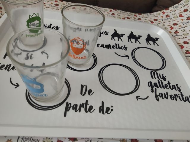 Bandejas personalizadas para Reyes Magos