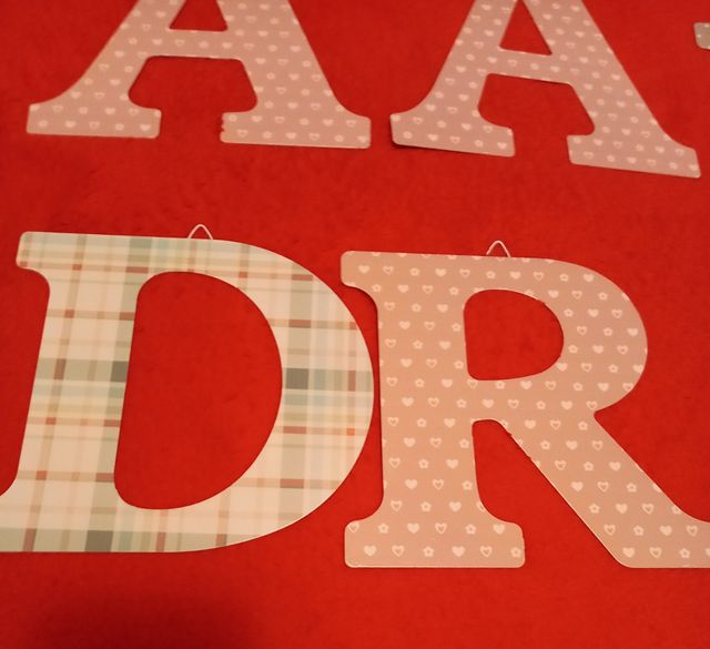 Letras decorativas nombre