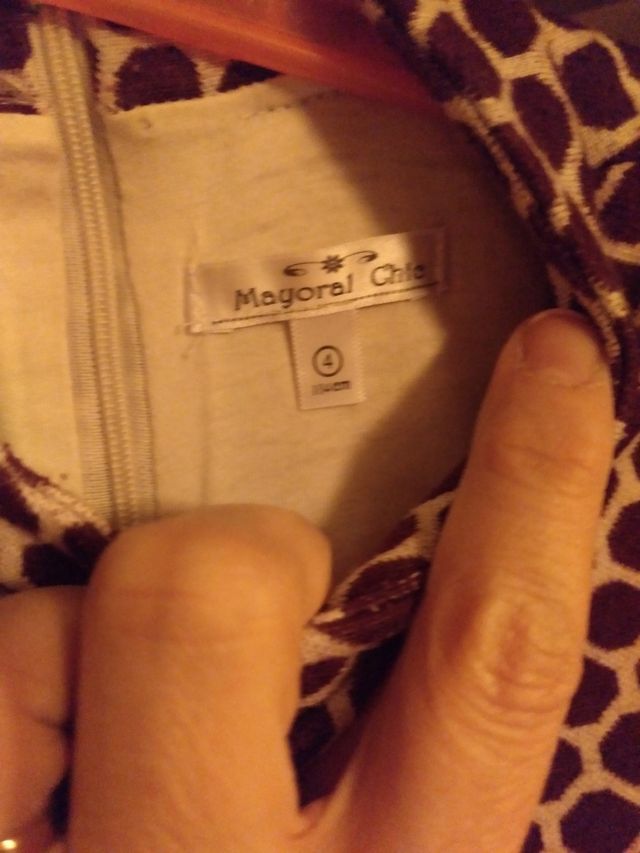 Lote vestido de punto y chaqueta T.4 .