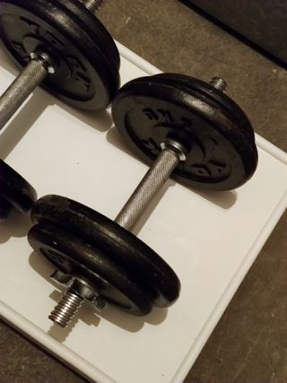 ✅2 MANCUERNAS DE 17.5KG 28MM