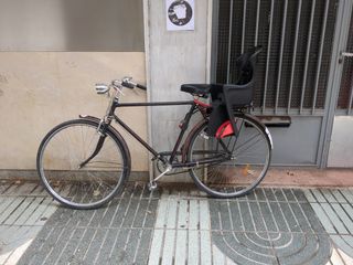 BICICLETA VINTAGE FRENOS DE BARILLA CON SILLA NIÑO