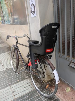 BICICLETA VINTAGE FRENOS DE BARILLA CON SILLA NIÑO