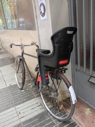 BICICLETA VINTAGE FRENOS DE BARILLA CON SILLA NIÑO