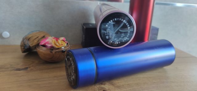 borraccia termica con led