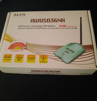 adaptador wifi, gran alcance