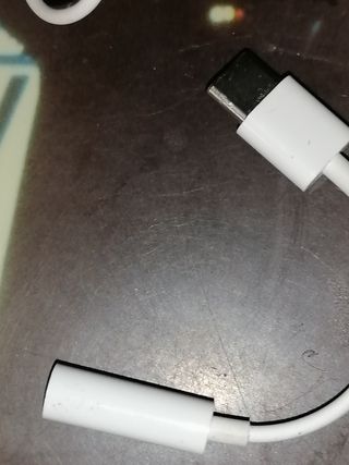 cuffie tipo c nuove di zecca + adattatore 
