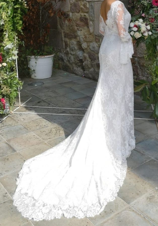 vestido novia Aire Barcelona