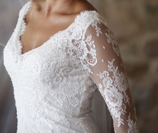 vestido novia Aire Barcelona