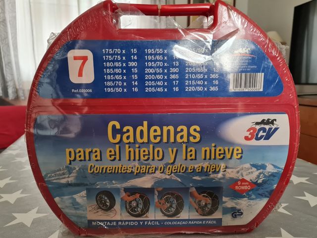 Cadenas nieve para estrenar