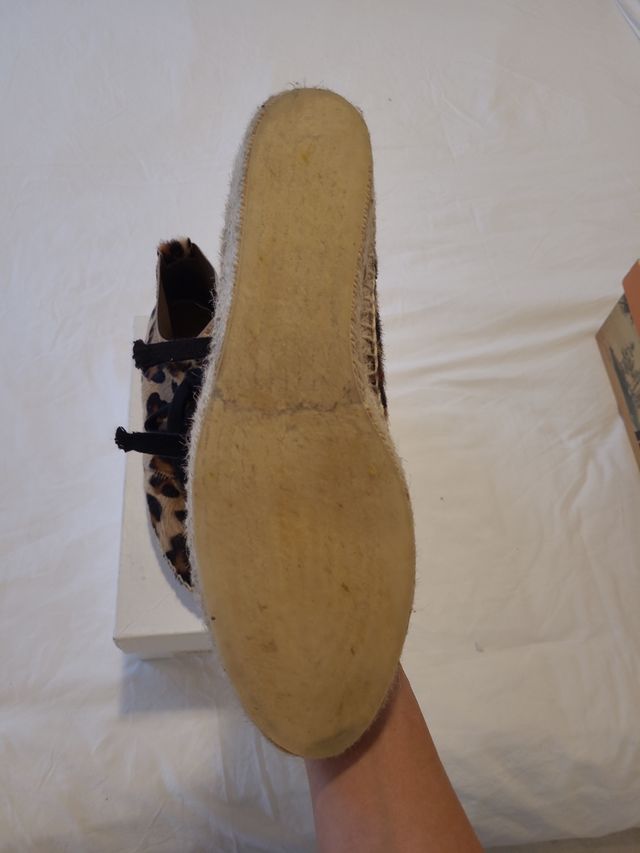 zapato esparto animal print bimba y lola