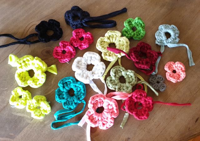 Flores de crochet