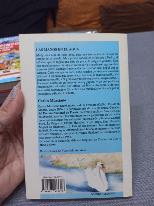 libro Las manos en el agua