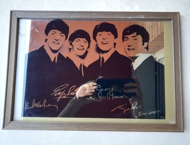 Cuadro espejo The Beatles