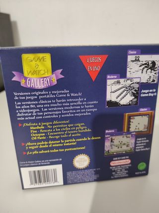 Caja Reemplazo Gamewatch gallery GB