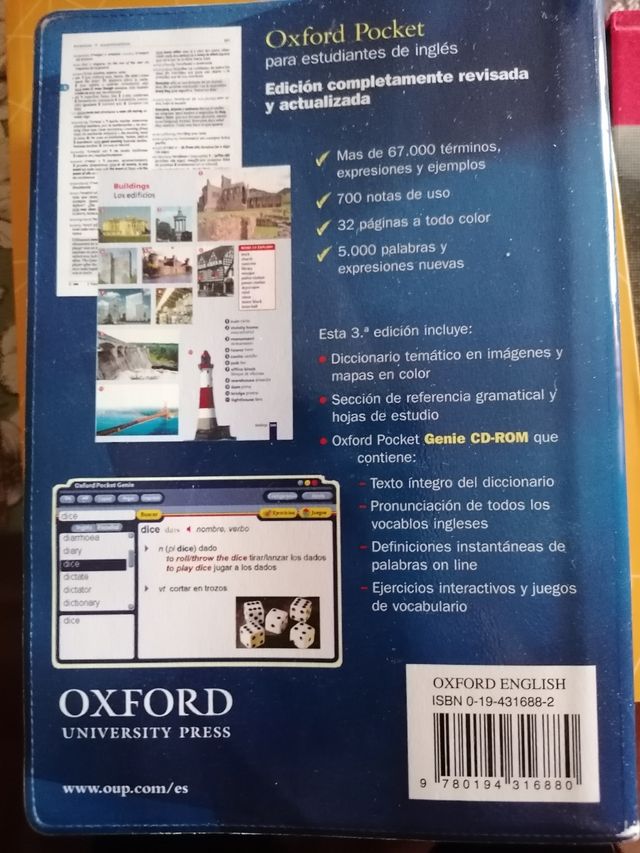 diccionario inglés Oxford pocket
