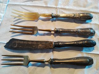 4 posate vintage stile liberty anni ’50