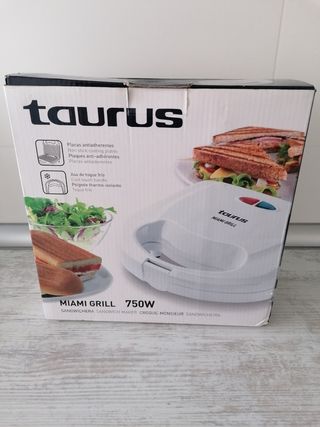 taurus panini miami grill 750w