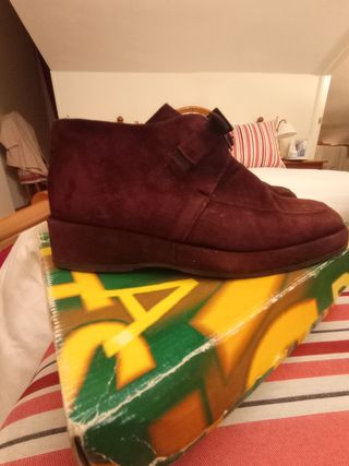 Botines burdeos 