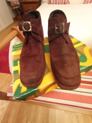 Botines burdeos 