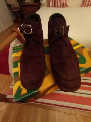 Botines burdeos 