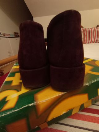 Botines burdeos 