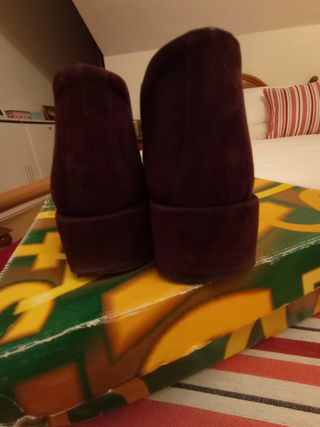 Botines burdeos 