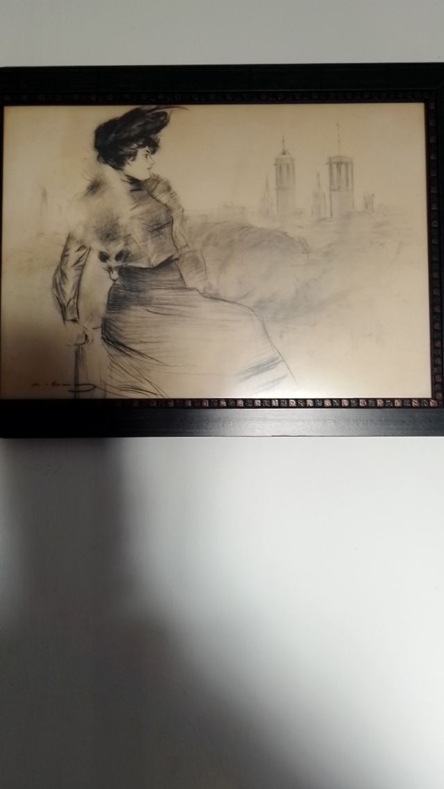 Cuadro Con Lámina de Coleccion