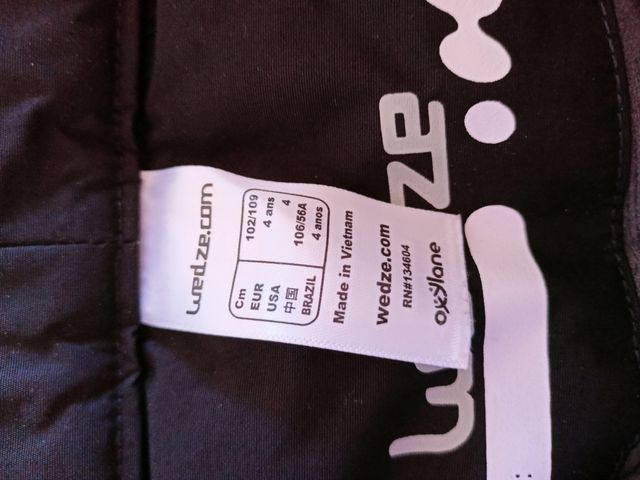 salopette da neve nera