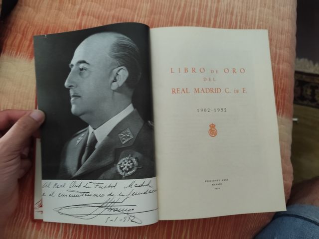 libro de oro del real Madrid