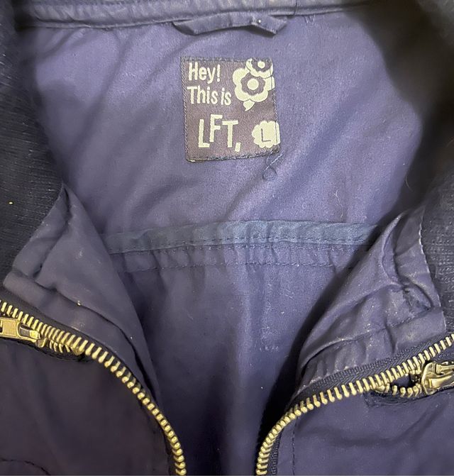 Chaquetón azul zara